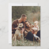 Moderne Collage Kerst Rood 8 Foto Gelukkigst Feestdagenkaart (Achterkant)