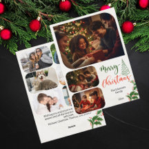 Moderne Collage Kerstmis - Custom Family Foto's