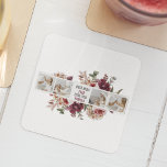 Moderne Collage Photo Flowers Lijst Best mam Gift Kartonnen Onderzetters<br><div class="desc">Deze moderne collage foto bevat mooie bloemen die in een ruw lijst zijn geordend, waardoor het het perfecte geschenk is voor een speciale moeder in je leven. De unieke en gepersonaliseerde aanraking van een collage foto vangt herinneringen en momenten samen, die het een bedachtzame en hartverwarmende manier maken om de...</div>