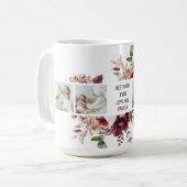Moderne Collage Photo Flowers Lijst Best mam Gift Koffiemok (Voorkant links)