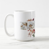 Moderne Collage Photo Flowers Lijst Best mam Gift Koffiemok (Links)