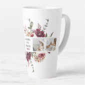 Moderne Collage Photo Flowers Lijst Best mam Gift Latte Mok (Rechterhoek)