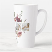 Moderne Collage Photo Flowers Lijst Best mam Gift Latte Mok (Rechts)