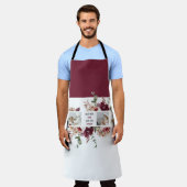 Moderne Collage Photo Flowers Lijst Best mam Gift Schort (Gedragen)