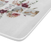 Moderne Collage Photo Flowers Lijst Best mam Gift Snijplank (Hoek)