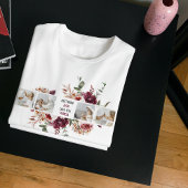 Moderne Collage Photo Flowers Lijst Best mam Gift T-shirt