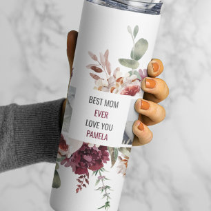 Moderne Collage Photo Flowers Lijst Best mam Gift Thermosbeker