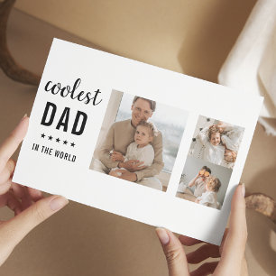 Moderne Collage Photo Happy Fathers Day Gift