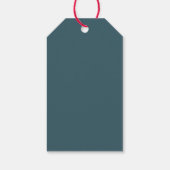 Moderne Collage Photo Happy Fathers Day Gift Cadeaulabel (Achterkant)