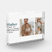 Moderne Collage Photo Happy Fathers Day Gift Fotoblokken (Links)