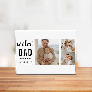 Moderne Collage Photo Happy Fathers Day Gift Fotoblokken