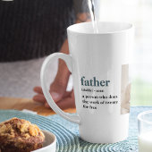 Moderne Collage Photo Happy Fathers Day Gift Latte Mok
