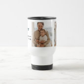 Moderne Collage Photo Happy Fathers Day Gift Reisbeker (Center)