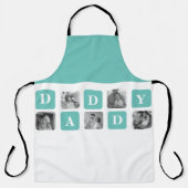 Moderne Collage Photo Happy Fathers Day Gift Schort (Voorkant)