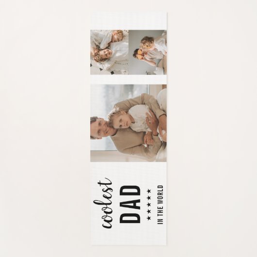 Moderne Collage Photo Happy Fathers Day Gift Yogamat (Voorkant)
