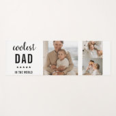 Moderne Collage Photo Happy Fathers Day Gift Yogamat (Voorkant (horizontaal))
