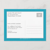 Moderne collage sparen het Briefkaart van de Datum (Achterkant)