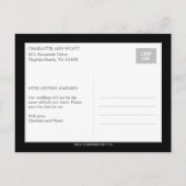 Moderne collage sparen het Briefkaart van de Datum (Achterkant)