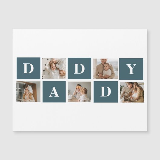Moderne Collage Vaders Foto & Cadeaus voor Groene  (Voorkant)
