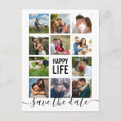 Moderne Collage van de Foto sparen het Briefkaart (Voorkant)