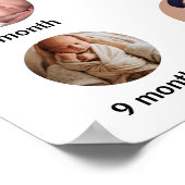 Moderne collage van een foto uit het eerste levens poster (Hoek)