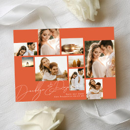 Moderne Collage Verona Sunset Multi Foto Save The Date