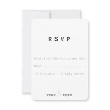 Moderne Collectie RSVP-kaart