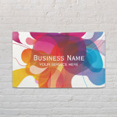 Moderne Colour Flow Trendy Business Spandoek