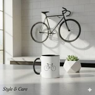 Moderne combo mok met schoon fietsdesign