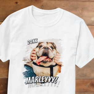 Moderne Comic Simple Cool Grunge Custom Huisdier F T-shirt
