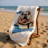 Moderne Comic Simple Grunge Custom Pet Photo Fleece Deken