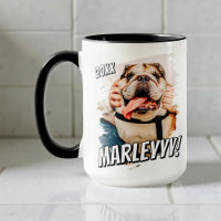 Moderne Comic Simple Grunge Custom Pet Photo