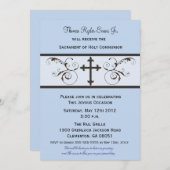 Moderne communautaire uitnodigingen voor jongens (Voorkant / Achterkant)