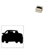 Moderne compacte cabriolet rubberstempel (Gestempeld)