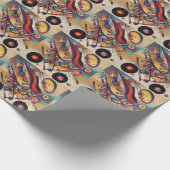 Moderne compositie Abstracte kunst Cadeaupapier (Hoek)