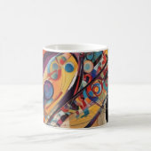 Moderne compositie Abstracte kunst Koffiemok (Center)