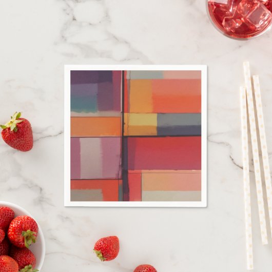 Moderne compositie Abstracte kunst Servet (Insitu)