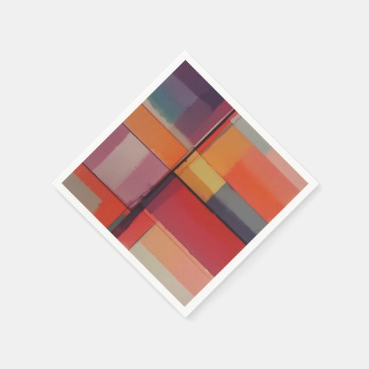 Moderne compositie Abstracte kunst Servet (Hoek)