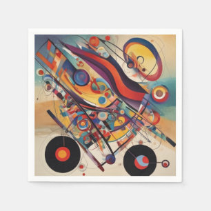 Moderne compositie Abstracte kunst Servet