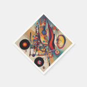 Moderne compositie Abstracte kunst Servet (Hoek)