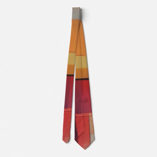 Moderne compositie Abstracte kunst Stropdas (Achterkant)