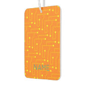 Moderne Computer Circuit Board oranje gele NAAM Luchtverfrisser (Links)