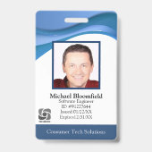 Moderne Computer Software Company IT Reparatie Bla Badge (Voorzijde)