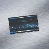 Moderne computerbedrijven visitekaartje magneet (Voorbeeld)