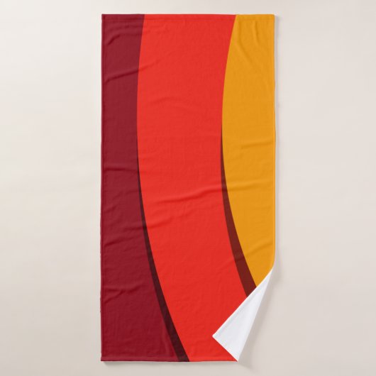 Moderne conceptuele sjabloon badhanddoek (Badhanddoek)