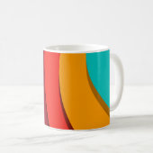 Moderne conceptuele sjabloon koffiemok (Voorkant rechts)