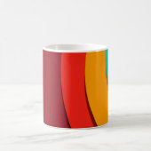 Moderne conceptuele sjabloon koffiemok (Center)