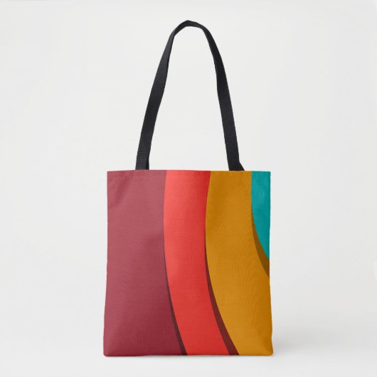 Moderne conceptuele sjabloon tote bag (Voorkant)