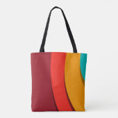 Moderne conceptuele sjabloon tote bag (Achterkant)