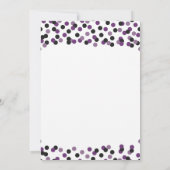 Moderne Confetti Kitchen Bridal Shower-uitnodiging Kaart (Achterkant)